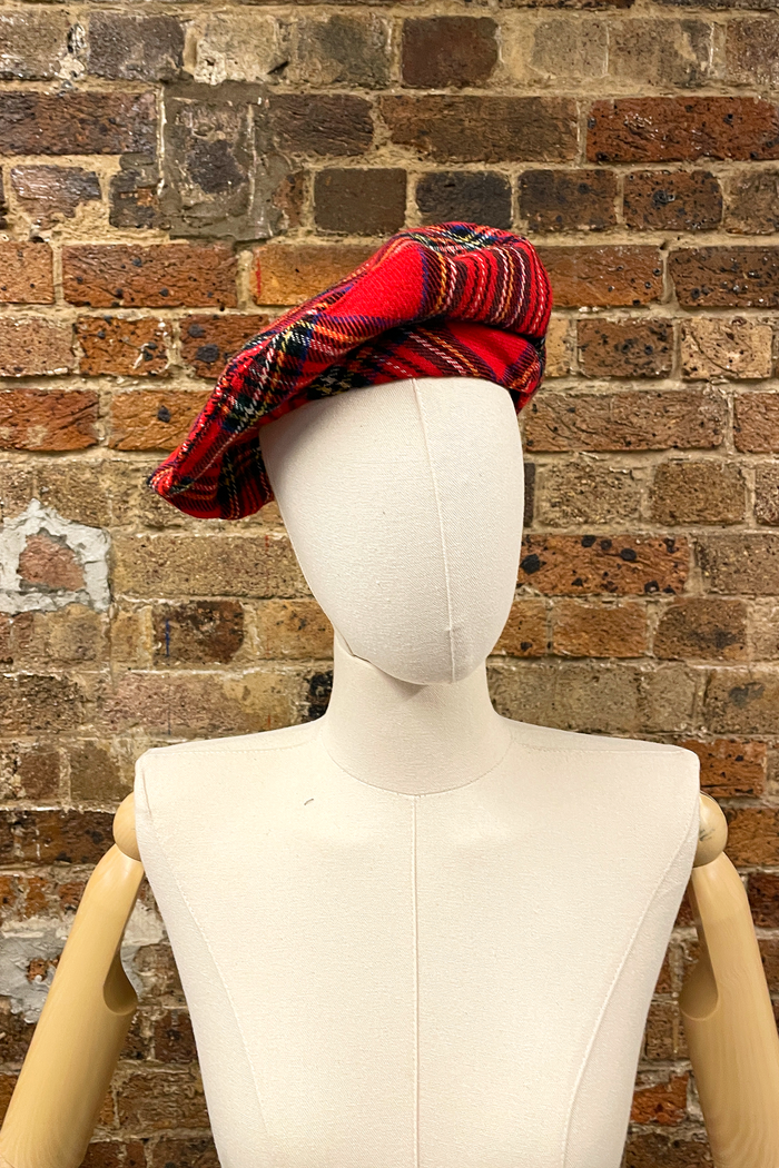 Salisburys Red Plaid Beret image 0