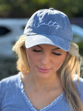 Salty embroidered adjustable baseball cap – front view