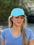 Salty embroidered adjustable baseball cap – front view
