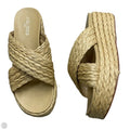 Sandals Heels Platform By J Slides In Tan, Size: 9