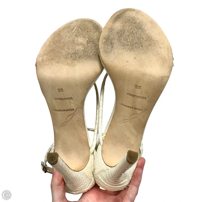 Sandals Heels Stiletto By Beian Atwood In Cream, Size: 9.5