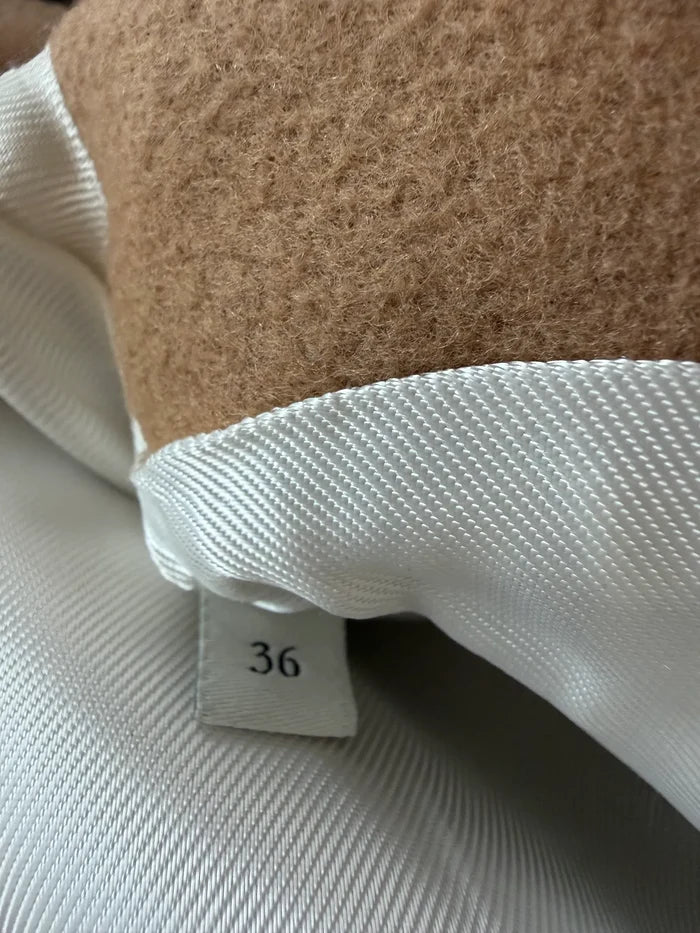 Sandro Cropped Wool-blend , Sfpve01088-ullkavaj NWOT