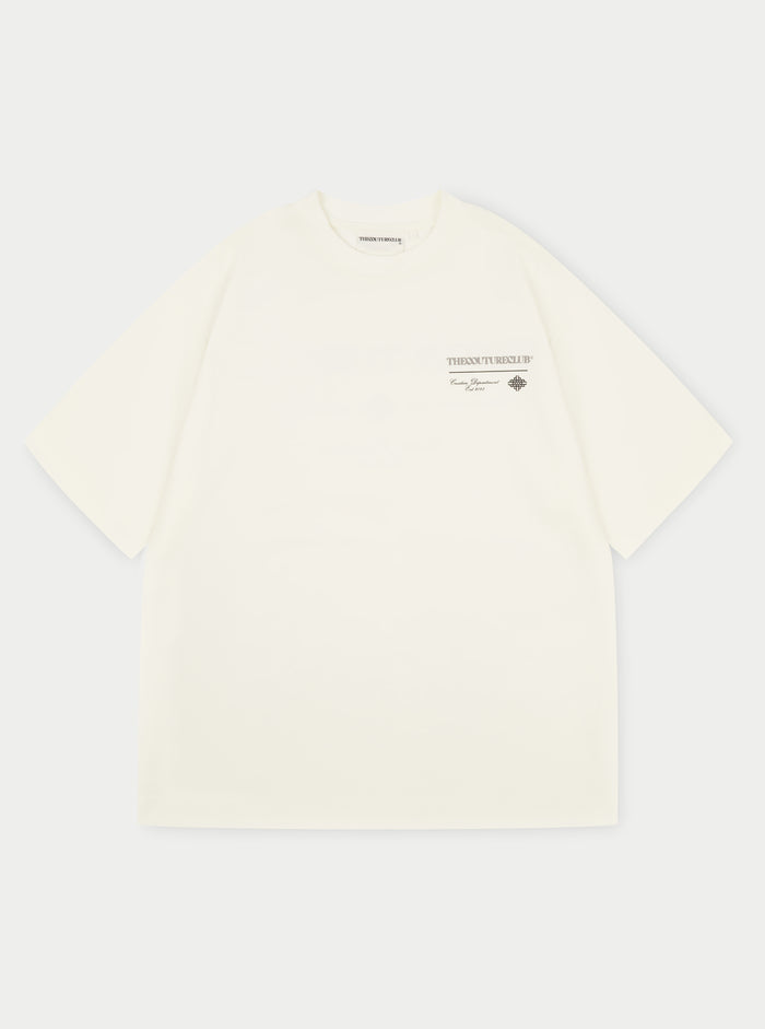 SCRIPT MULTI GRAPHIC T-SHIRT - OFF WHITE