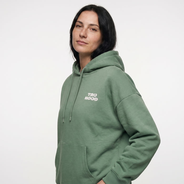 Sea Green Tru Woman Oversize Hoodie