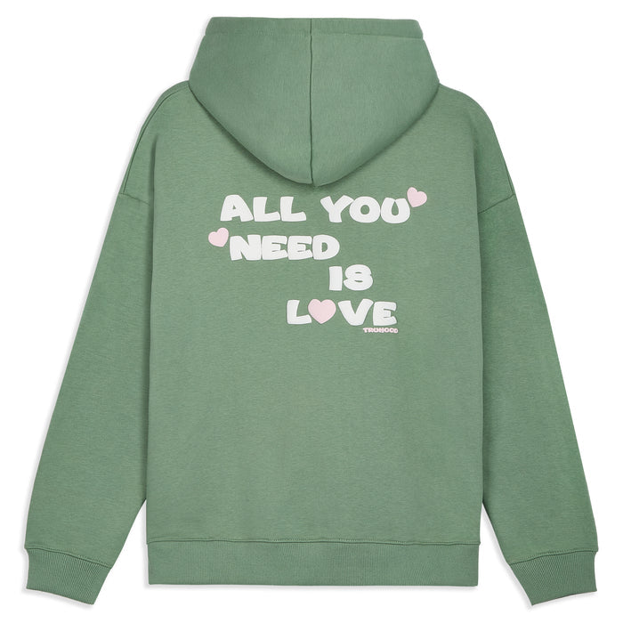 Sea Green Tru Woman Oversize Hoodie