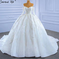 Serene Hill White Luxury Sexy Wedding Dresses 2025 Sparkle Beaded Lace Up Bride Gowns HM67284 Custom Made - SERENE HILL