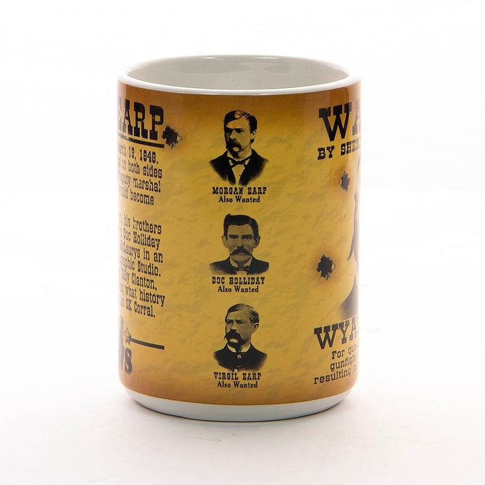 Wyatt Earp Old West Wanted Poster Mug