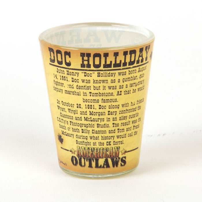 Old West Wanted Poster Shot Glass
