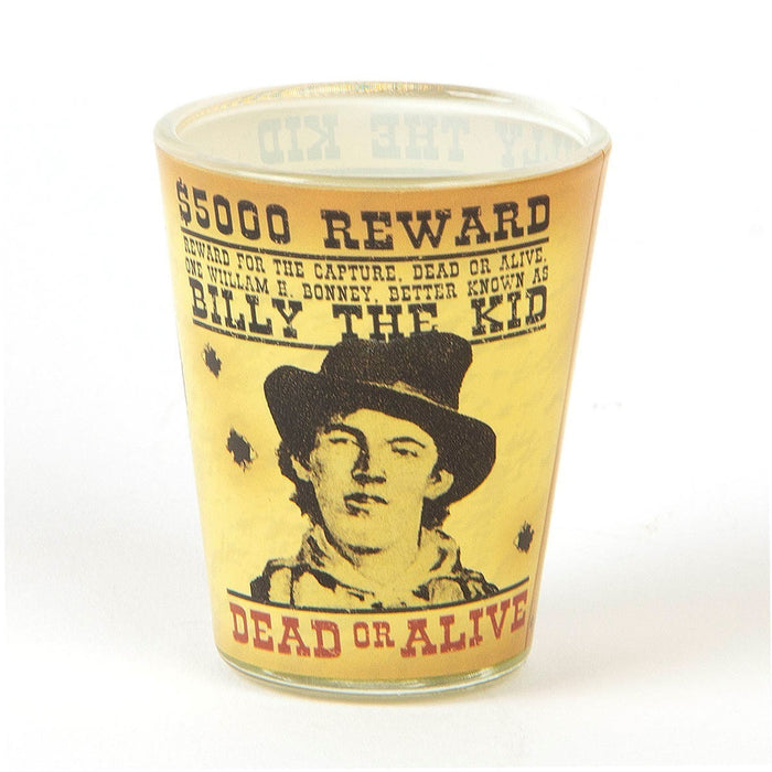Old West Wanted Poster Shot Glass
