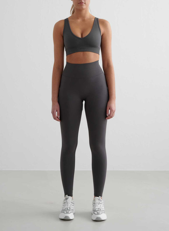Shadow Grey Shape Seamless Deep Cut Bra