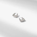 Packshot image of the Shay earrings in Silver | Lead