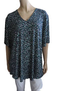 Shelz Stretch V neck Top