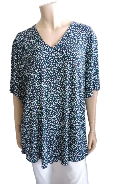 Shelz Stretch V neck Top