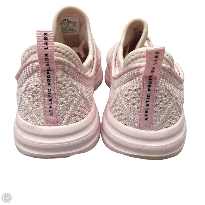 Shoes Designer By Apl In Pink, Size: 9
