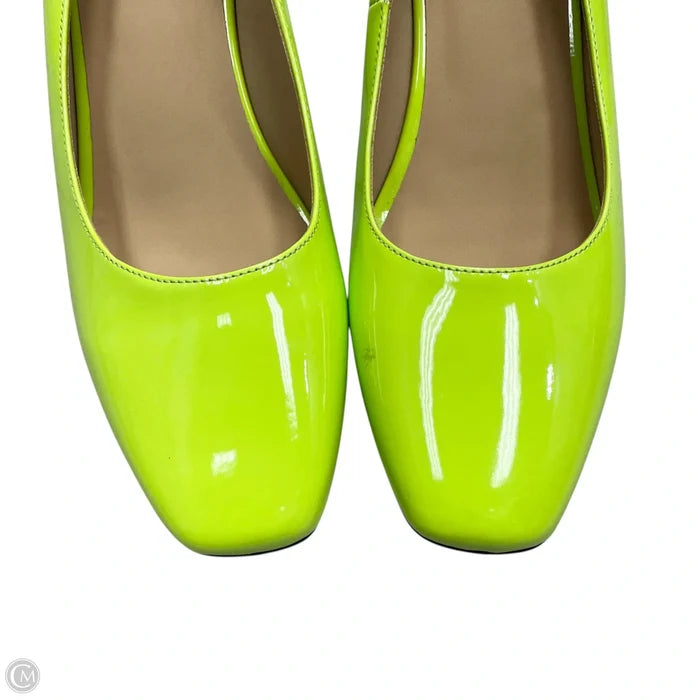 Shoes Heels Wedge By Wayderns In Green, Size: 10.5