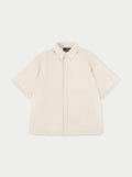 SHORT SLEEVE PADDED SHIRT - OFF WHITE