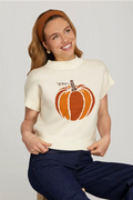 Short Sleeve Pumpkin Sweater