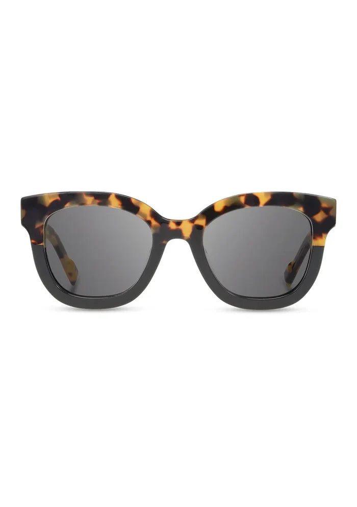Shwood Lorane Leopard/Elm/Grey Polarized Sunglasses
