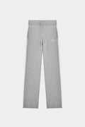 SIDE STRIPE KNITTED JOGGER - GREY MARL