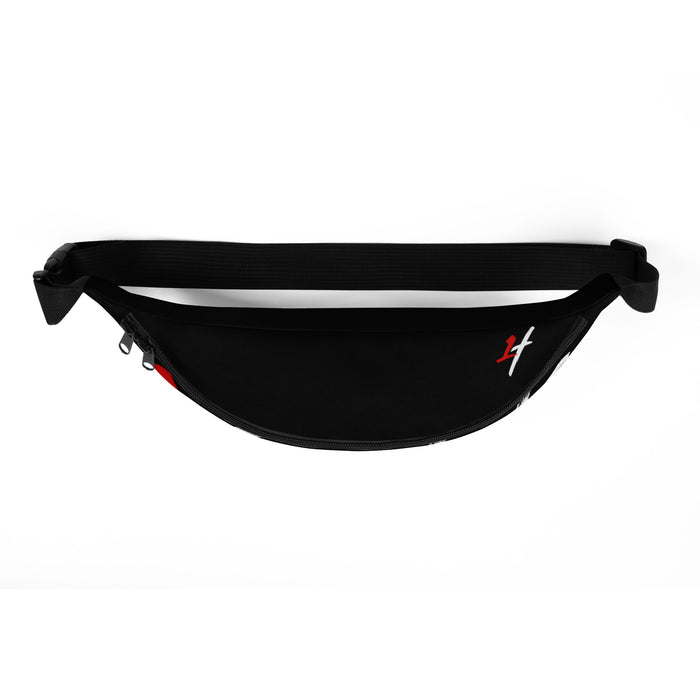 1HUNNA Signature 001 Bum Bag in zwart – achterkant