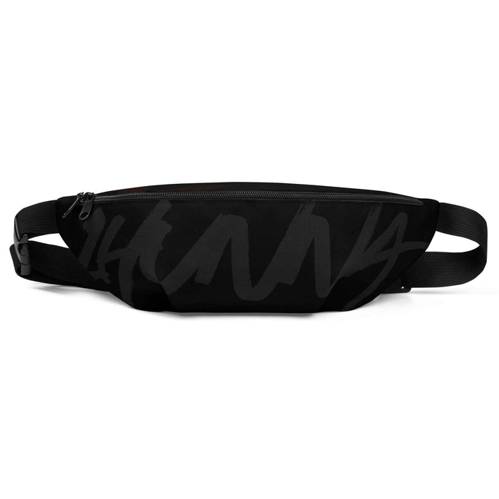 1HUNNA Signature Ghost Bum Bag in zwart – voorkant