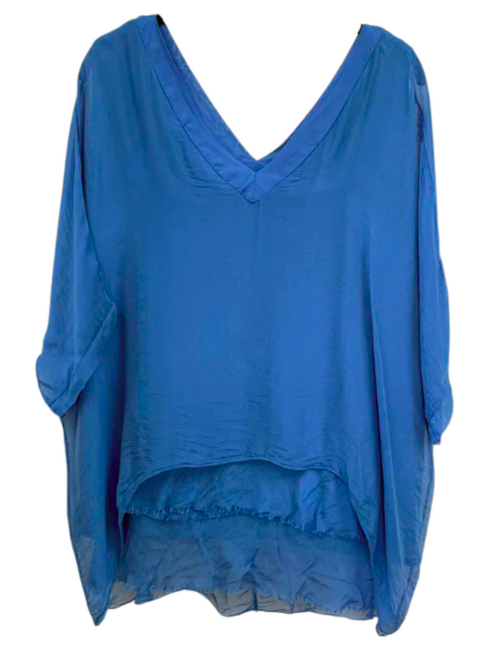 Silk Fray Top