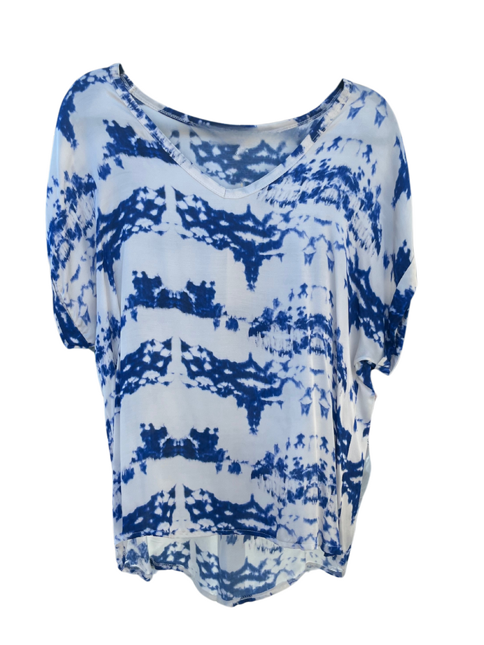 Silk V-Neck Top