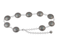 Silver Concho Chain Belt