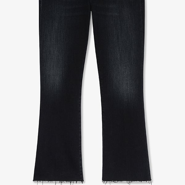 Packshot image of the FRAME Denim Le Crop Slim Bootcut Raw Edge Jean in Marcella | Still | Exclude