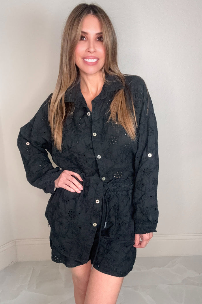 Style the Italian Herringbone Crochet Vacation Set exclusively at Born To Glam