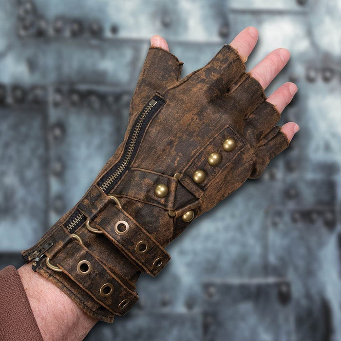 Skypirate Mens Fingerless Gloves