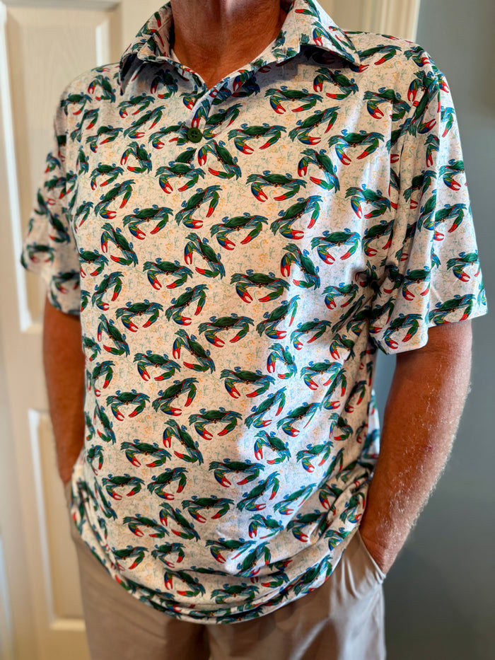 Men's illustrated graphic polo shirt | All Put Together