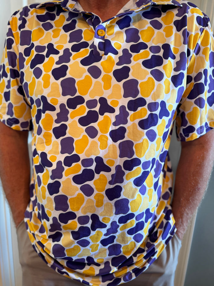 Men's illustrated graphic polo shirt | All Put Together