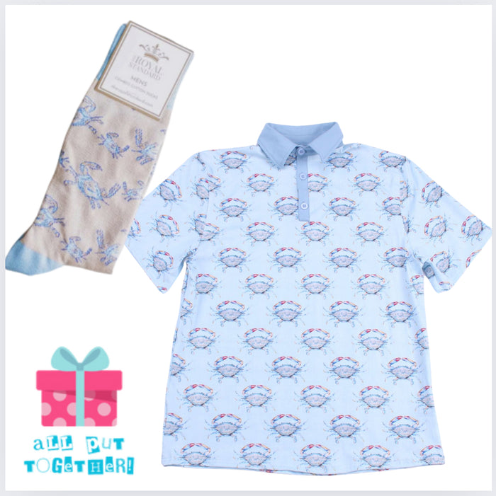 Men's illustrated graphic polo shirt | All Put Together