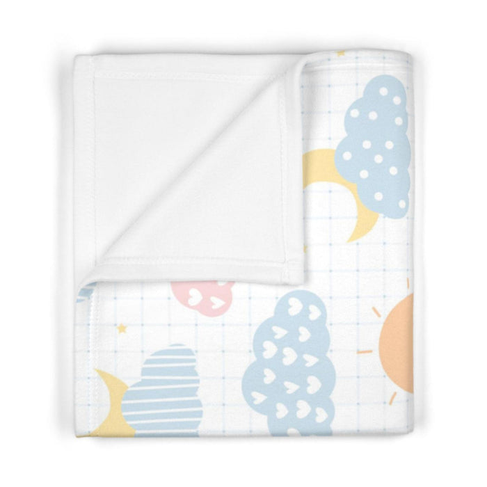 Neutral Baby Blankets Sleeping Moon, Nursery Bedding, Modern Nursery, Baby Bedding | Pippa + June