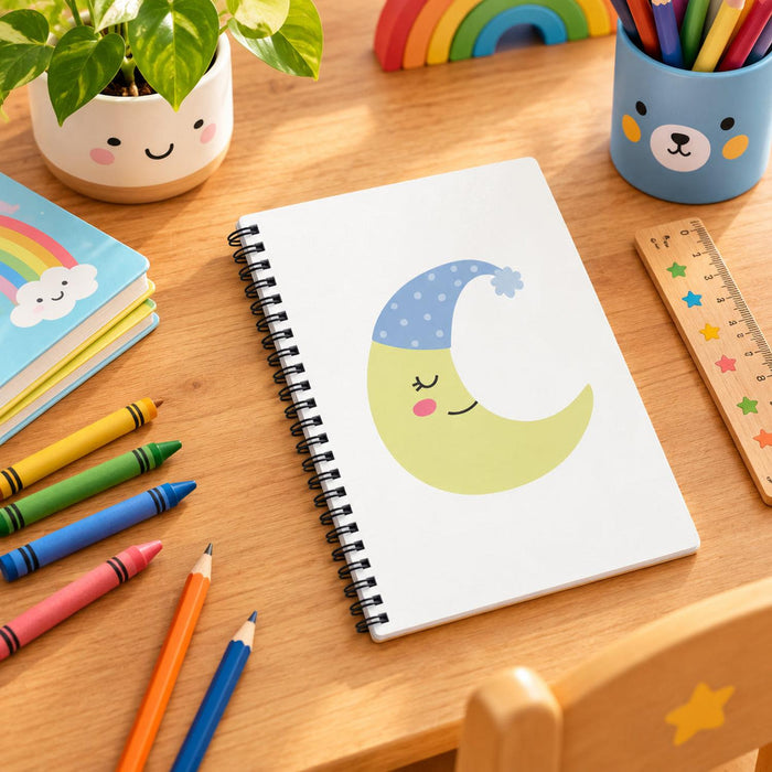 Kids Notebook Outer Space, Kids Journal, Kids Stationary, School Journal, Notepad