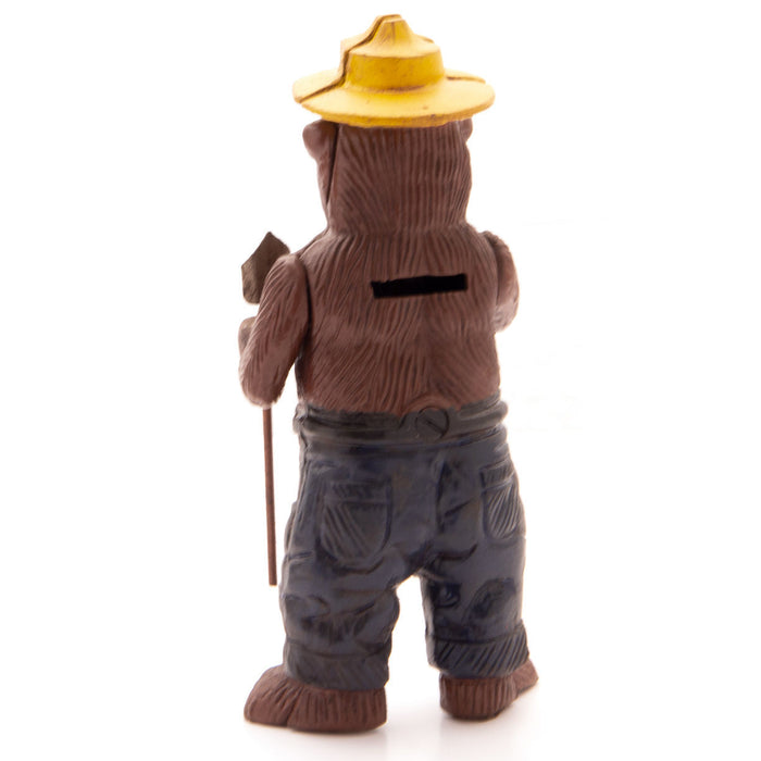 Smokey Bear Cast Iron in the classic â€œonly YOU can prevent forest firesâ€ finger-pointing pose, hand painted antiqued finish