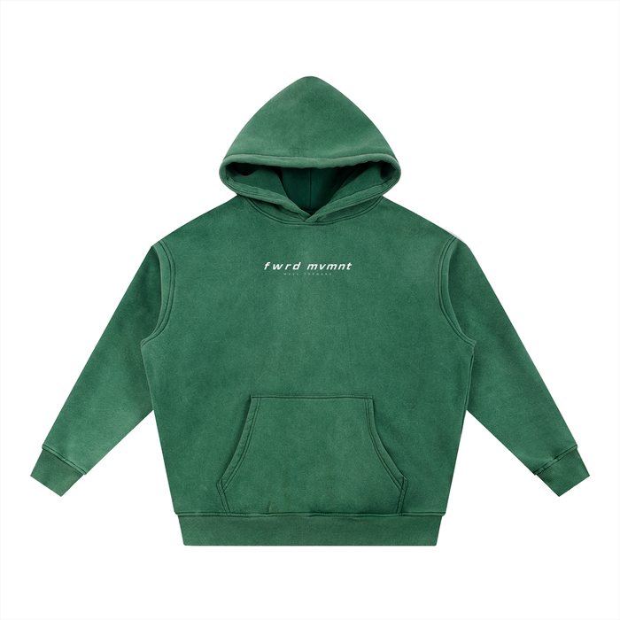 Snow Wash Fleece Oversize Hoodie
