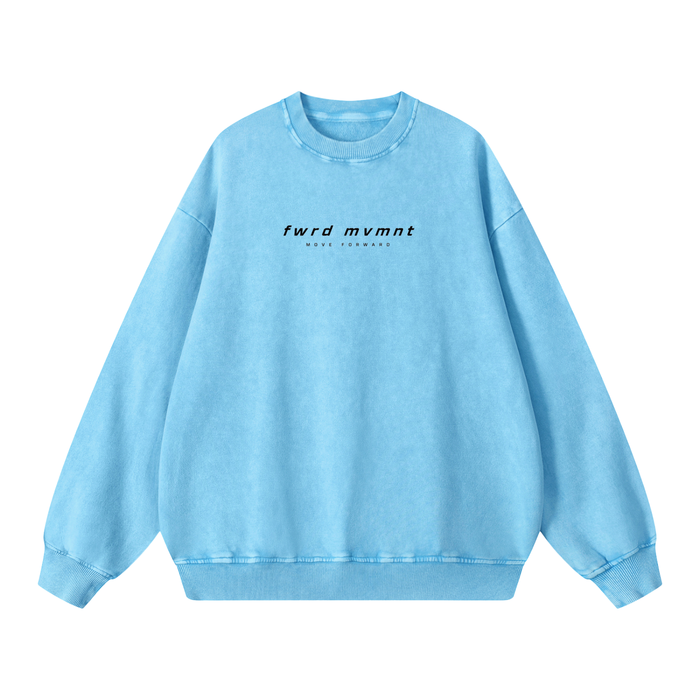 Snow Washed Oversized Sweatshirt