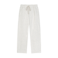 Solid Color Straight-Leg Sweatpants