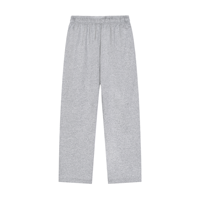 Solid Color Straight-Leg Sweatpants