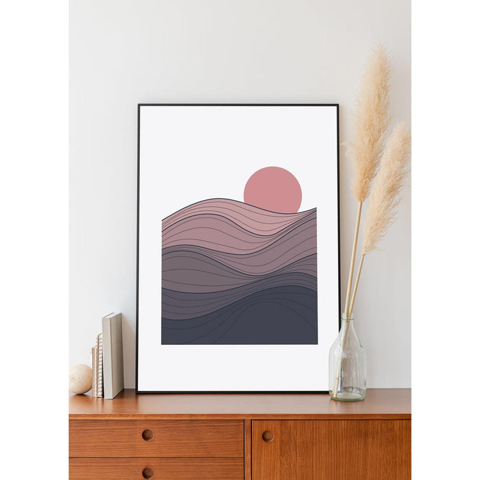 Abstract Art Solstice, Wall Art Prints Living Room & Bedroom | Pippa +June