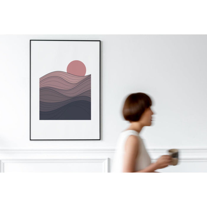 Abstract Art Solstice, Wall Art Prints Living Room & Bedroom | Pippa +June