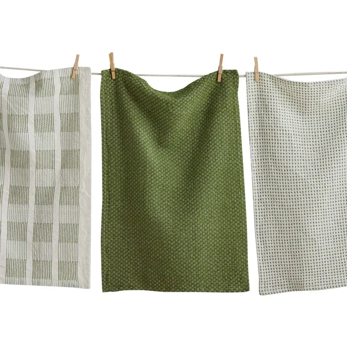 Sonoma Dishtowel Set of 3 Green