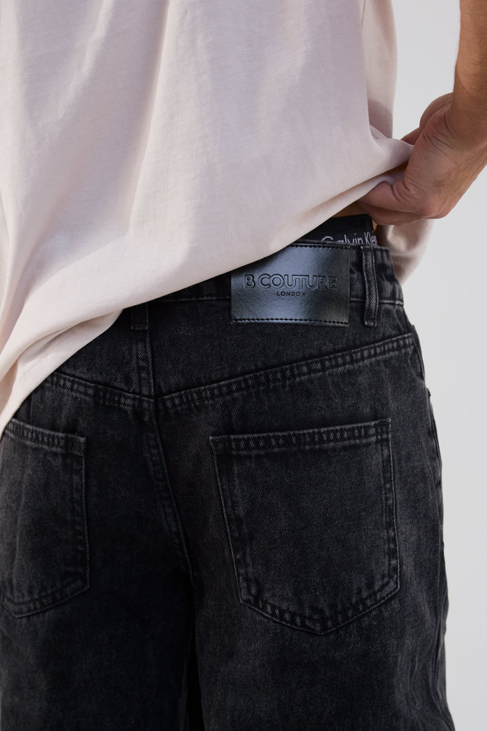 Southbank Loose Fit Rigid Denim Jeans - Black