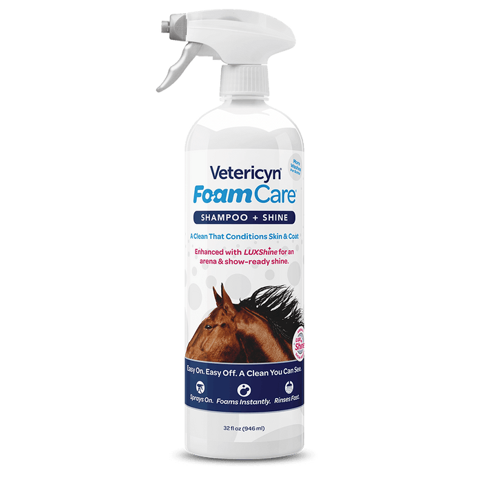 Spray-On Equine Shampoo with LuxShine