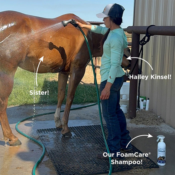 Spray-On Equine Shampoo with LuxShine