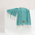 Spruce Italian Herringbone Throw