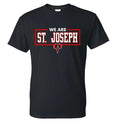 St. Joseph Black Short Sleeve Tee