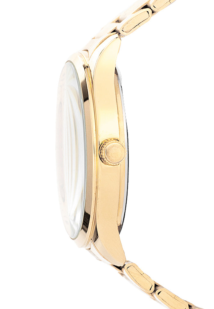 Valentino Stainless Steel Strap Analog Watch for Men 20122488-GOLD-GOLD DIAL-Watch Portal Philippines